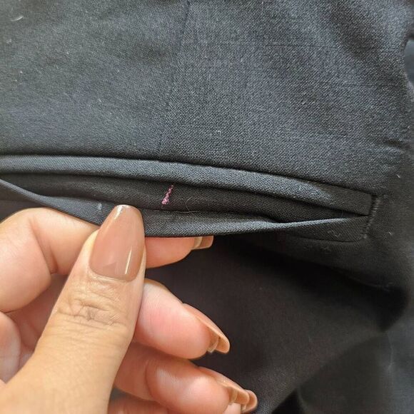 Banana Republic Flannel Gaucho Pant Size 4 Wide-Leg Trousers Wool pants $89 - Picture 11 of 12